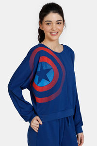 Zelocity Marvel Relaxed Quick Dry Top - Setsail — thumbnail 2